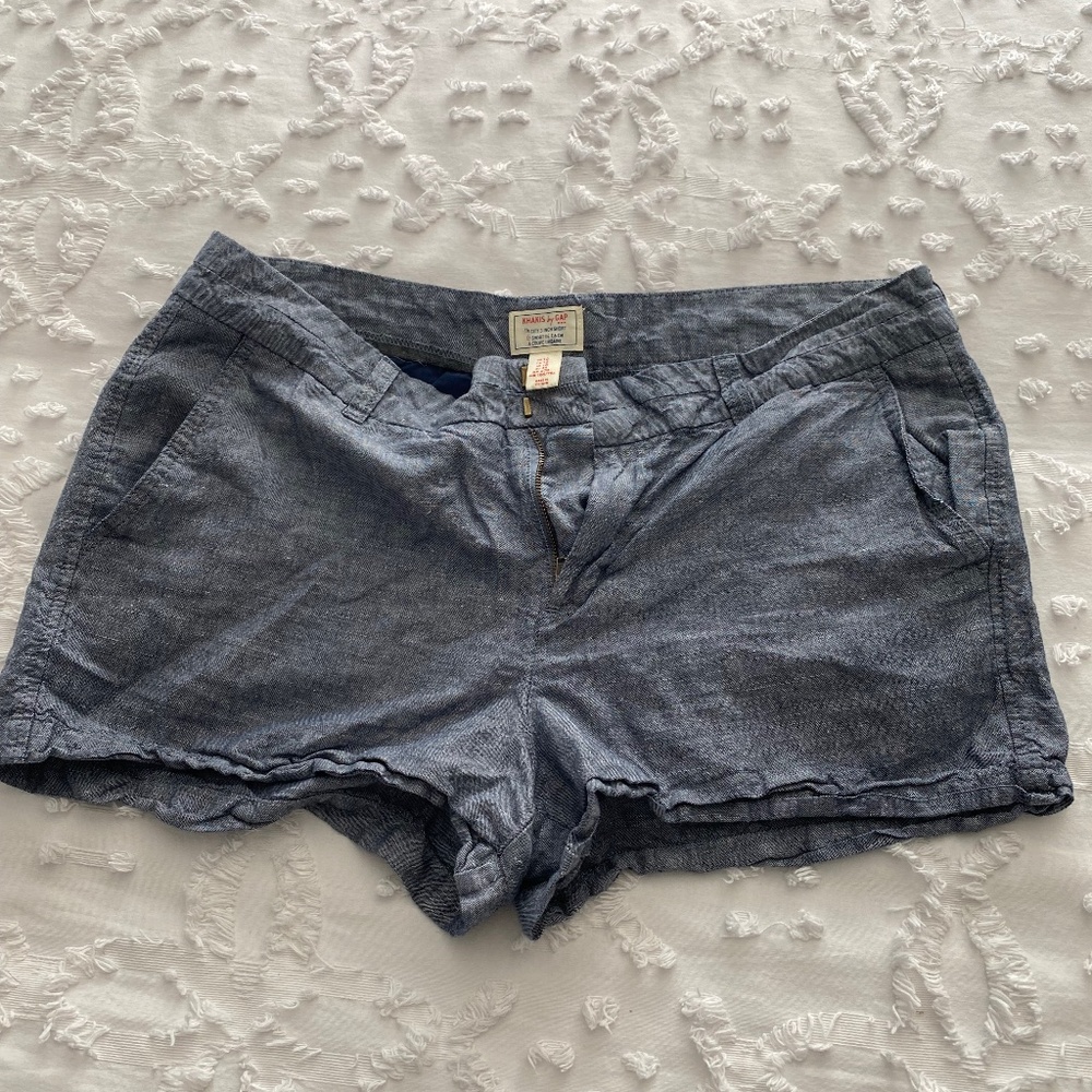 Gap Women's Blue Khaki Shorts